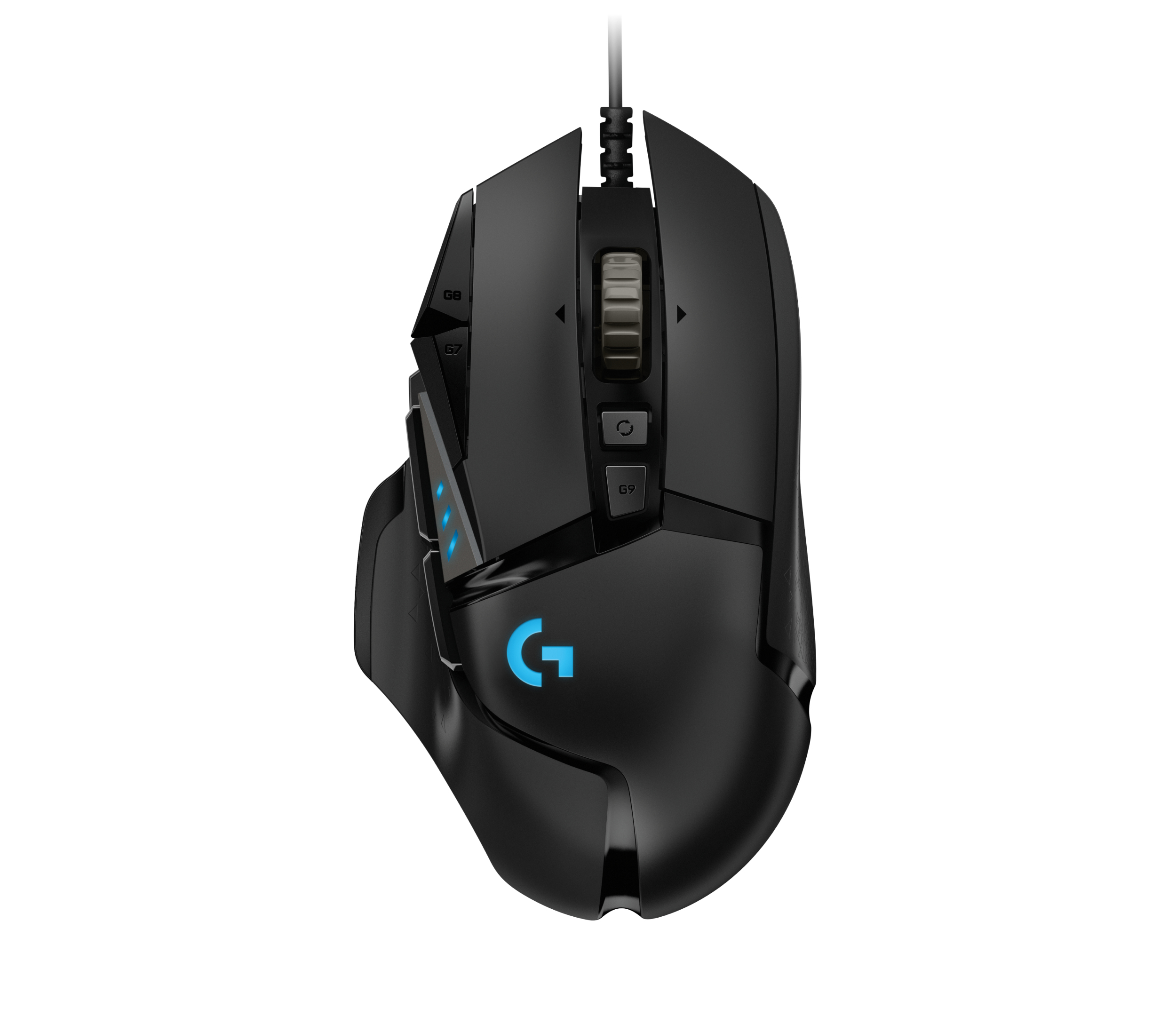 LOGITECH G502 HERO GAMING MOUSE Souris filaire pour gamer - droitier - capteur optique 16000 dpi - 11 boutons programmables - rétro-éclairage RGB Lightsync
