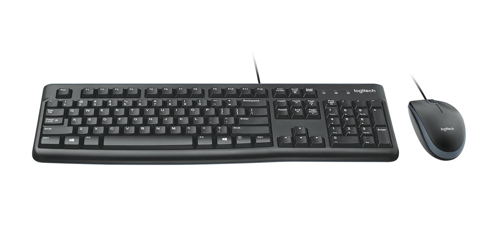 LOGITECH DESKTOP MK120 kit clavier + souris optique filaire AZERTY FR