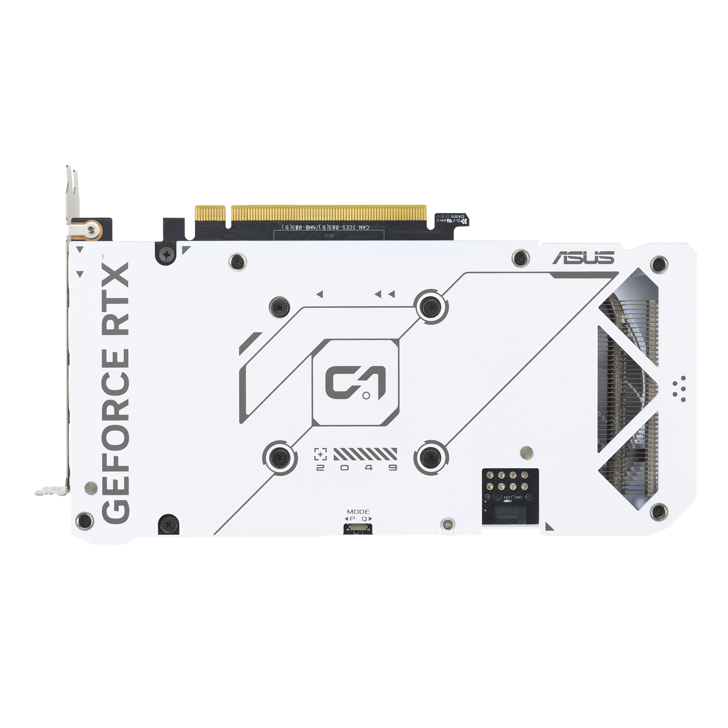 ASUS DUAL-RTX4060-O8G OC EDITION WHITE  8GB DDR6 3X DISPLAYPORT 1X HDMI
