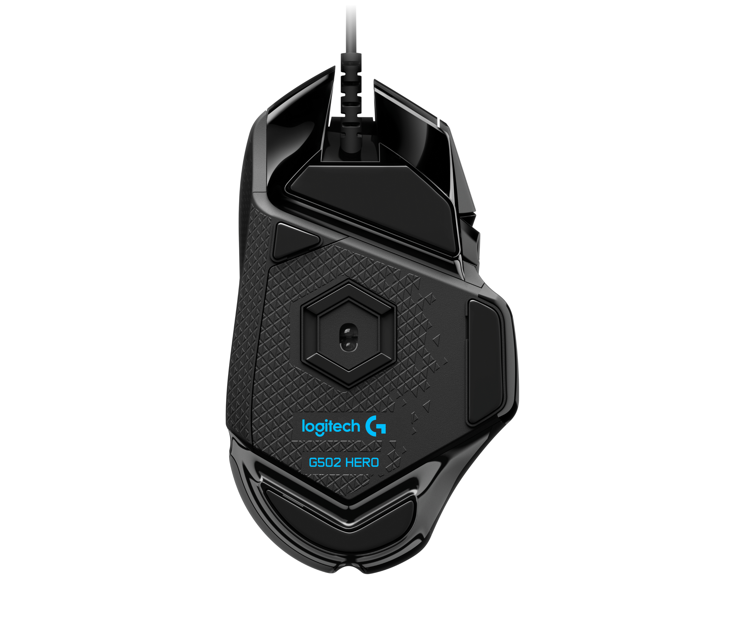 LOGITECH G502 HERO GAMING MOUSE Souris filaire pour gamer - droitier - capteur optique 16000 dpi - 11 boutons programmables - rétro-éclairage RGB Lightsync