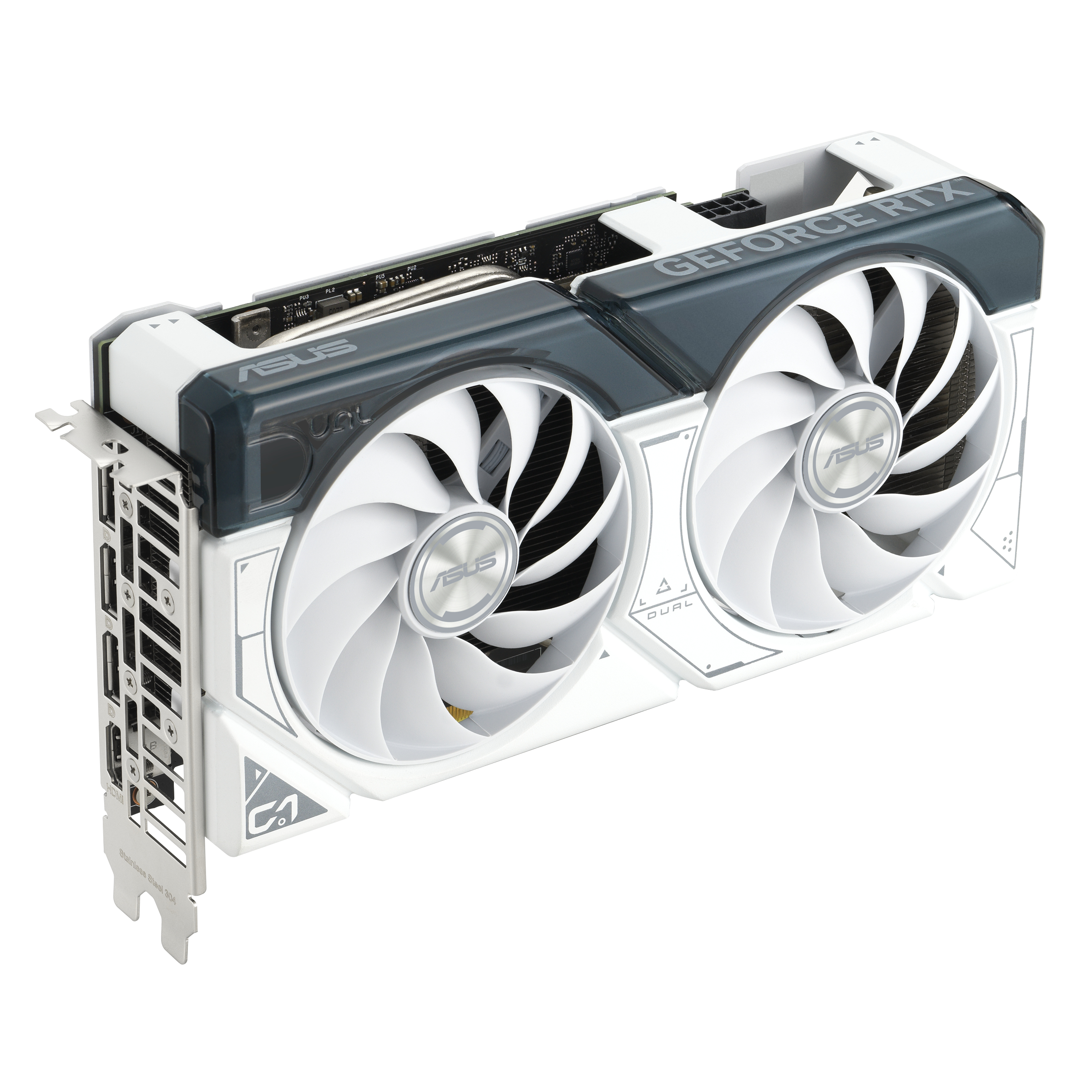 ASUS DUAL-RTX4060-O8G OC EDITION WHITE  8GB DDR6 3X DISPLAYPORT 1X HDMI
