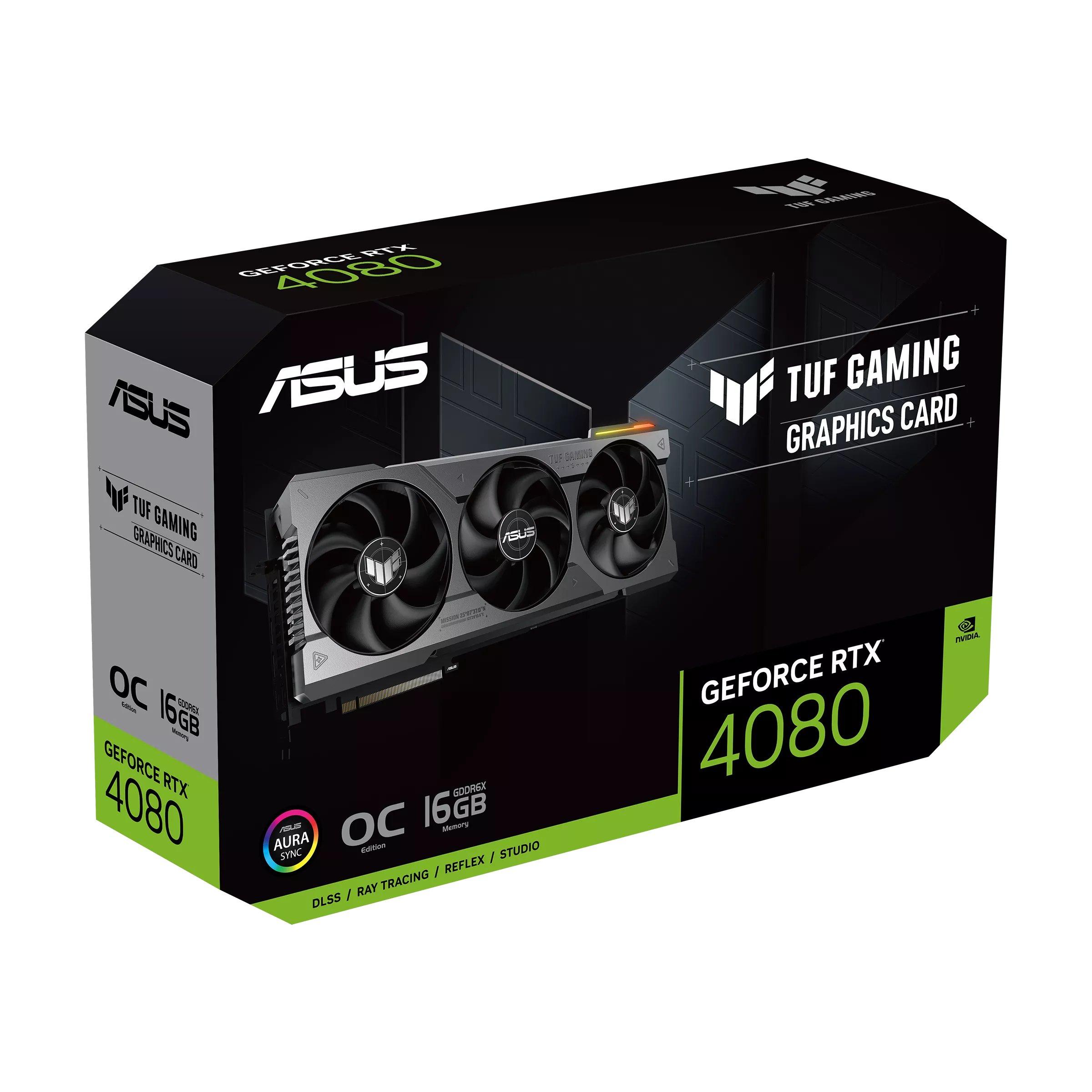 ASUS TUF-RTX4080-O16G-GAMING OC EDITION 16 Go GDDR6X - Dual HDMI/Tri DisplayPort - DLSS 3 - PCI Express