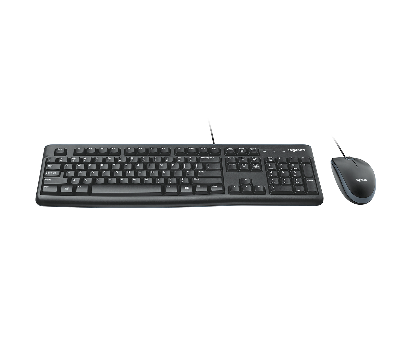 LOGITECH DESKTOP MK120 kit clavier + souris optique filaire AZERTY FR